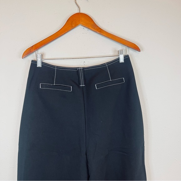 Badgley Mischka Black Women’s Hi Rise Crop Balloon Pants Size 6 NWT - Picture 3 of 9